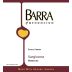 Barra of Mendocino Sangiovese 2012 Front Label