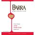 Barra of Mendocino Petite Sirah 2009 Front Label