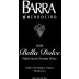 Barra of Mendocino Bella Dolce Dessert Wine Petite Sirah 2008 Front Label