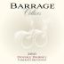 Barrage Cellars Double Barrel Cabernet Sauvignon 2010 Front Label