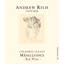 Andrew Rich Mesalliance 2012 Front Label