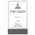 Fort Simon Estate Shiraz 2009 Front Label