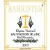 Barrister Winery Klipsun Vineyard Sauvignon Blanc 2013 Front Label