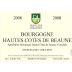 Francois D'Allaines Bourgogne Hautes Cotes de Beaune 2008 Front Label
