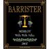 Barrister Winery Merlot 2007 Front Label