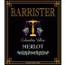 Barrister Winery Merlot 2006 Front Label