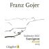 Franz Gojer Alto Adige Sudtirol Karneid Sauvignon 2015 Front Label