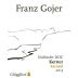 Franz Gojer Alto Adige Sudtirol Kerner Karneid 2015 Front Label