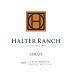 Halter Ranch Syrah 2008 Front Label