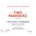 Two Paddocks The First Paddock Pinot Noir 2015 Front Label