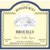 Domaine Ruet Brouilly Vielles Vignes 2009 Front Label