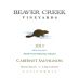 Beaver Creek Vineyards Cabernet Sauvignon 2013 Front Label