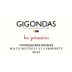 Gigondas La Cave Gigondas Les Primaires 2012 Front Label