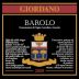 Giordano Vini Barolo 2009 Front Label