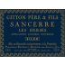 Gitton Pere et Fils Sancerre Les Herses Silex 2014 Front Label