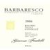 Giuseppe Giacosa Barbaresco Basarin Vigna Gianmate 2004 Front Label