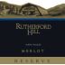 Rutherford Hill Reserve Merlot 1997 Front Label