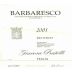 Giuseppe Giacosa Barbaresco Rio Sordo 2001 Front Label