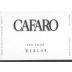 Cafaro Cellars Merlot 1998 Front Label
