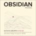 Obsidian Ridge Syrah 2014 Front Label