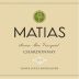 Matias Santa Lucia Highlands Sierra Mar Vineyard Chardonnay 2014 Front Label
