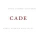 CADE Howell Mountain Estate Cabernet Sauvignon 2015 Front Label