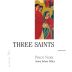 Three Saints Pinot Noir 2012 Front Label