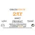 Gratavinum 2 Pi 2007 Front Label