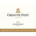 Groote Post Unwooded Chardonnay 2012 Front Label