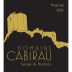 Domaine Cabirau Maury Sec Serge and Nicolas 2015 Front Label