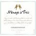 Menage a Trois Chardonnay 2015 Front Label