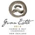 Gunn Estate Hawke's Bay White Label Chardonnay 2012 Front Label