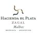 Hacienda Del Plata Zagal Malbec 2012 Front Label