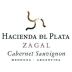 Hacienda Del Plata Zagal Cabernet Sauvignon 2012 Front Label
