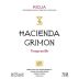 Hacienda Grimon Tempranillo 2013 Front Label