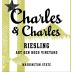 Bieler and Smith Charles & Charles Art Den Hoed Vineyard Riesling 2015 Front Label