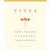 Titus Cabernet Sauvignon 2009 Front Label