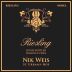 Nik Weis St. Urbans-Hof Nik Weis Mosel Estate Old Vines Riesling QbA 2016 Front Label