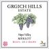 Grgich Hills Estate Merlot (375ML half-bottle) 2012 Front Label