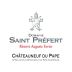 Domaine Saint Prefert Chateauneuf-du-Pape Reserve Auguste Favier 2015 Front Label