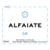 Herdade do Portocarro Alfaiate 2014 Front Label