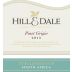 Hill & Dale Wines Pinot Grigio 2013 Front Label
