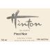 Hinton Estate Vineyard Hill Country Pinot Noir 2009 Front Label