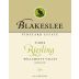 Blakeslee Vineyard Estate Riesling 2012 Front Label