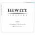Hewitt Vineyard Cabernet Sauvignon 2001 Front Label