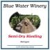 Blue Water Winery and Vineyard Semi Dry Riesling 2011 Front Label