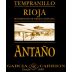J. Garcia Carrion Antano Cosecha Tempranillo 2014 Front Label
