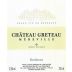 Jean Medeville & Fils Chateau Greteau Medeville Blanc 2012 Front Label