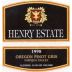 Henry Estate Pinot Gris 1998 Front Label