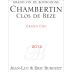 Jean-Luc & Eric Burguet Chambertin Clos de Beze Grand Cru 2012 Front Label